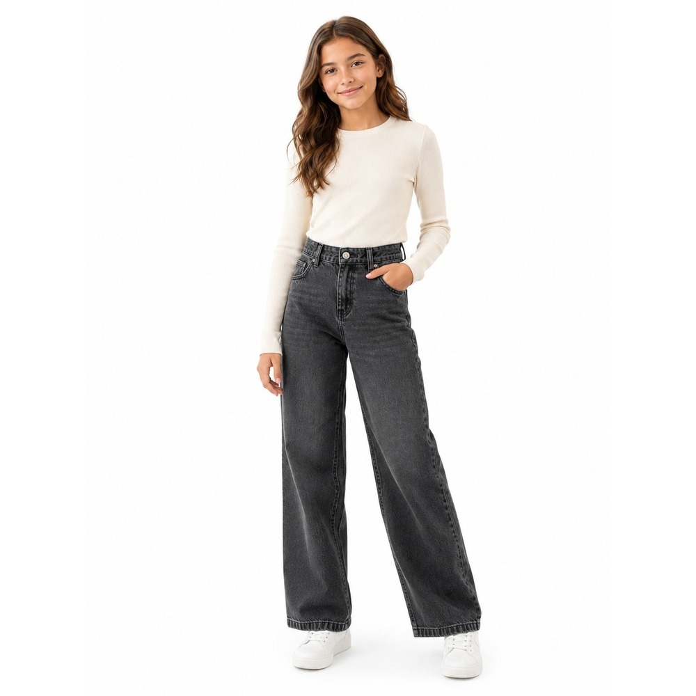 Wide Leg Barrell Jeans Girls Size 12